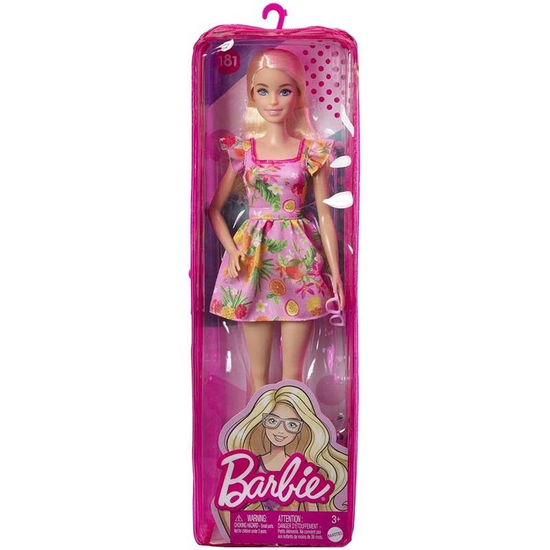 ברבי פשניסטה שמלה בהדפס פירות Barbie