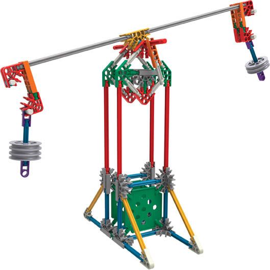 קונקס משחק הרכבה מנופים וגלגלים 139 חלקים - K'NEX