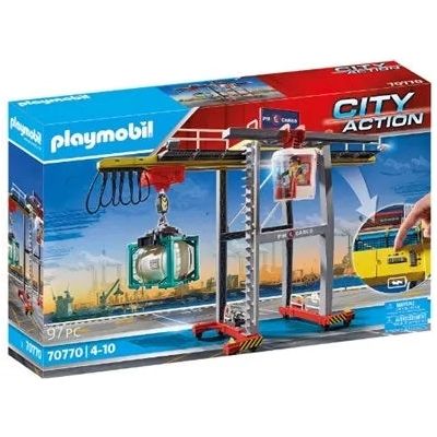 פליימוביל סיטי אקשן - מנוף בנמל 70770 Playmobil