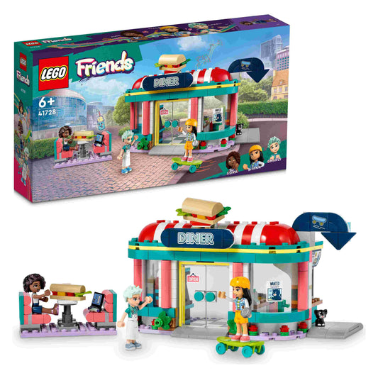 לגו חברות דיינר בעיר הארטלייק 41728 LEGO Friends