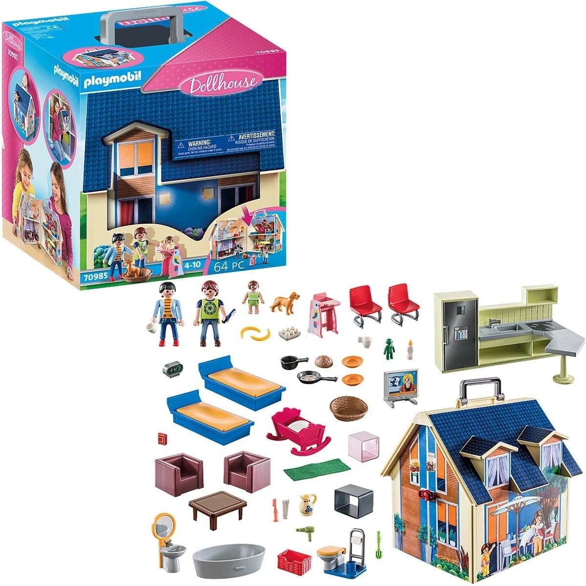 פליימוביל בית בובות - מארז נשיאה 70985 Playmobil