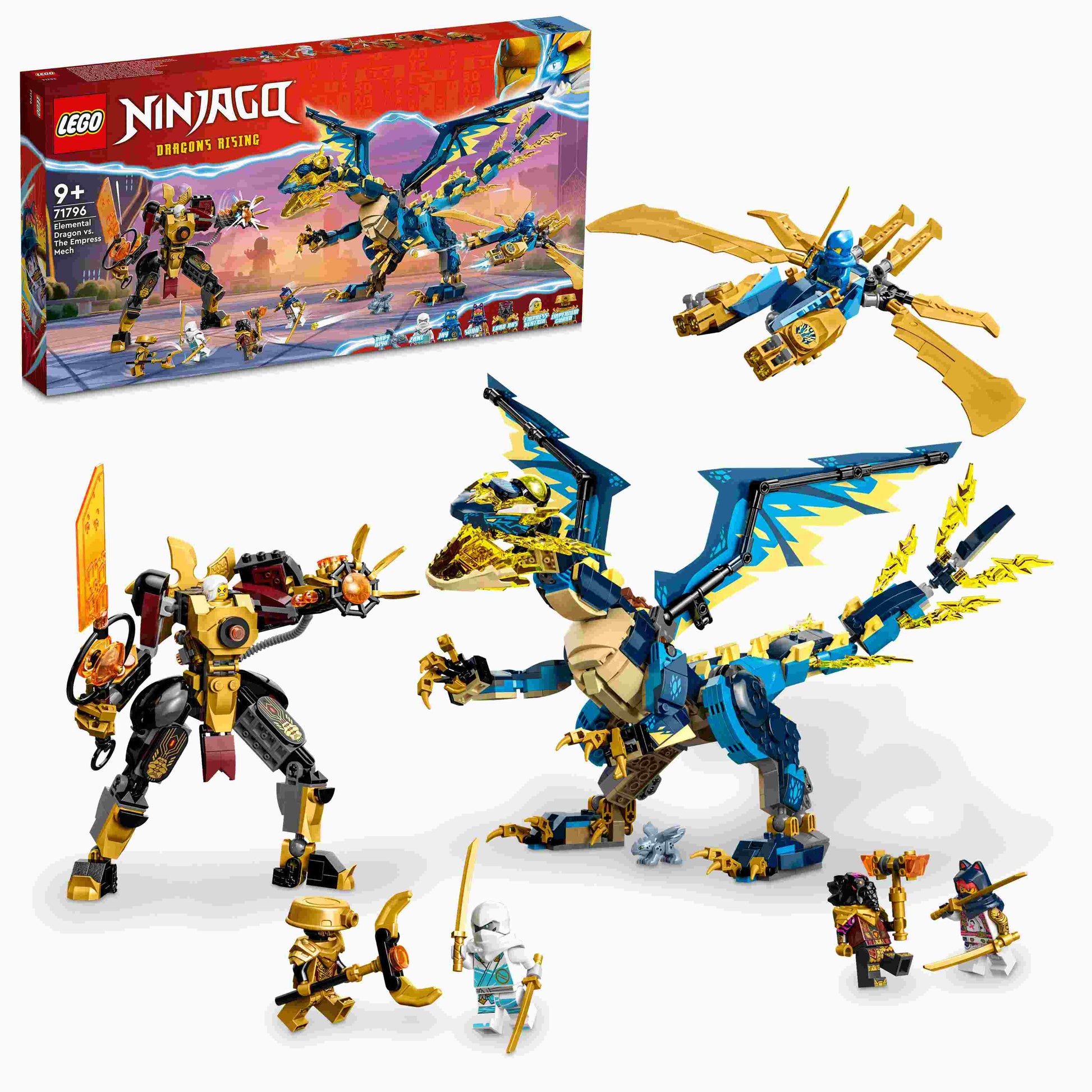 לגו נינגגו דרקון נגד רובוט הקיסרית 71796 LEGO NINJAGO