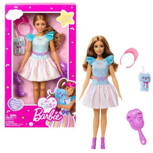 ברבי ראשונה שלי שמלת פסים עם ארנבון Barbie