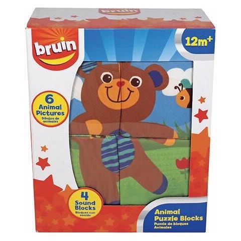 קוביות פאזל חיות BRUIN                  