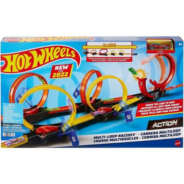 הוט ווילס מסלול מירוצים עם לולאות HOT WHEELS