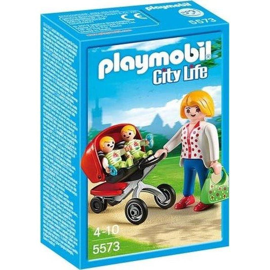 פליימוביל אמא ועגלת תאומים 5573 Playmobile city life