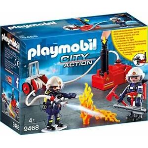 פליימוביל סיטי אקשן - מכבי אש עם משאבת מים 9468 Playmobil