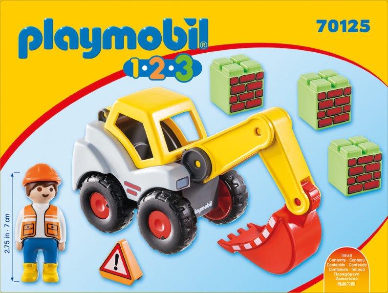 פליימוביל לפעוטות - דחפור 70125 Playmobil