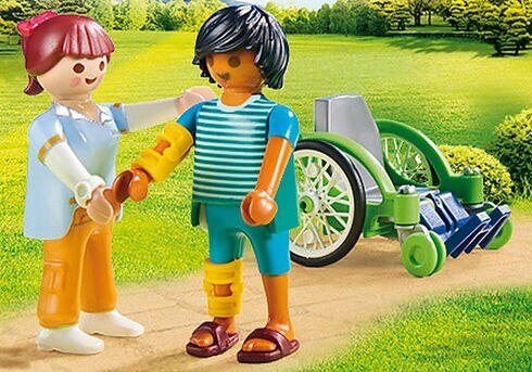 פליימוביל מטופל על כיסא גלגלים 70193 Playmobil