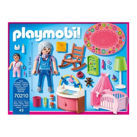 פליימוביל בית בובות - חדר תינוקות 70210 Playmobil