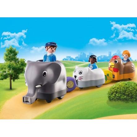 פליימוביל לפעוטות רכבת חיות 70405 Playmobil