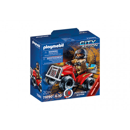 פליימוביל סיטי אקשן - טרקטורון לוחם אש 71090 Playmobil