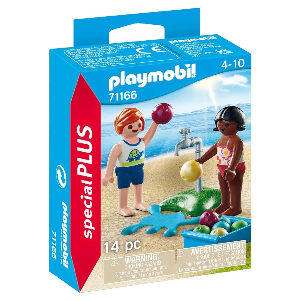 פליימוביל ספיישל פלוס ילדים עם בלוני מים 71166 Playmobil