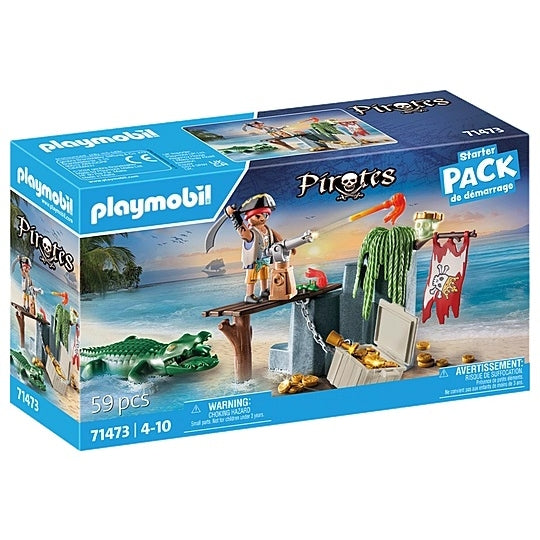 פליימוביל ערכה למתחילים - פיראט עם תנין 71473 Playmobil