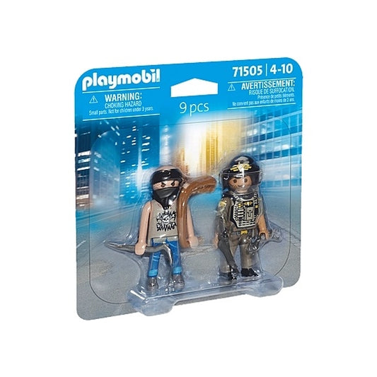 פליימוביל שוטר ושודד 71505 Playmobil