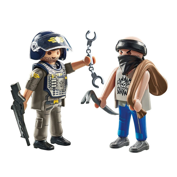 פליימוביל שוטר ושודד 71505 Playmobil