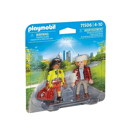 פליימוביל פרמדיק ומטופל 71506 Playmobil
