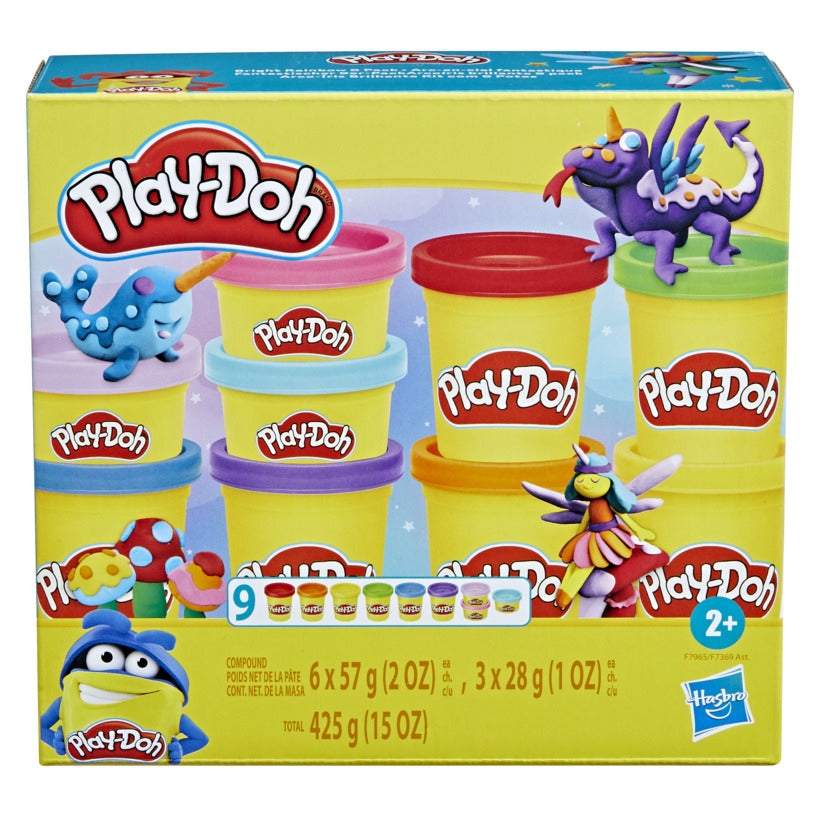 פליידו מארז 9 בצקים צבעוניים Play-Doh