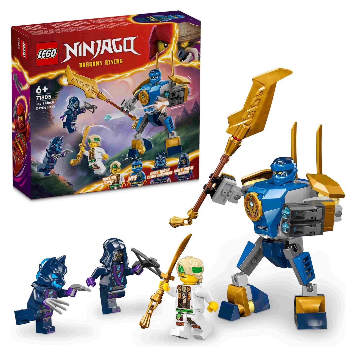 לגו נינגגו חבילת קרב הרובוט של גיי 71805 LEGO NINJAGO