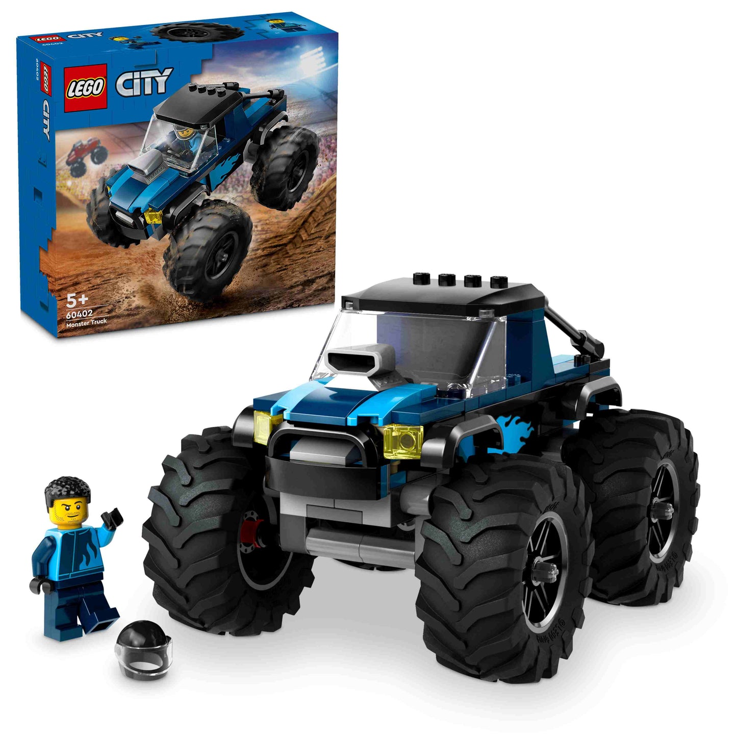 לגו סיטי משאית מפלצת כחולה 60402 LEGO City