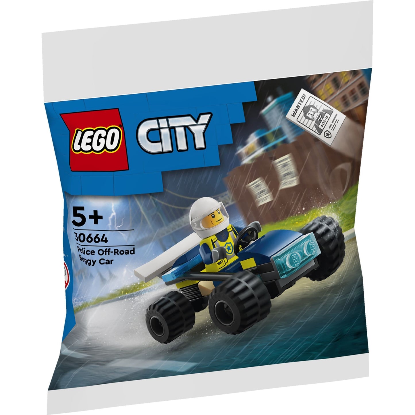 לגו סיטי רכב שטח באגי משטרתי שקית 30664 LEGO City