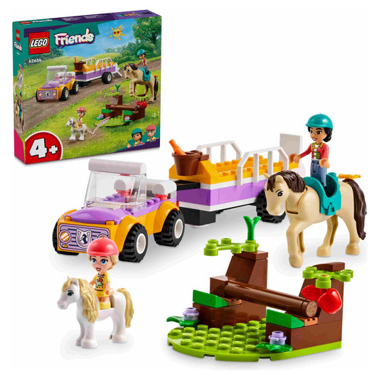 לגו חברות קרון נגרר עם סוס ופוני 42634 LEGO Friends