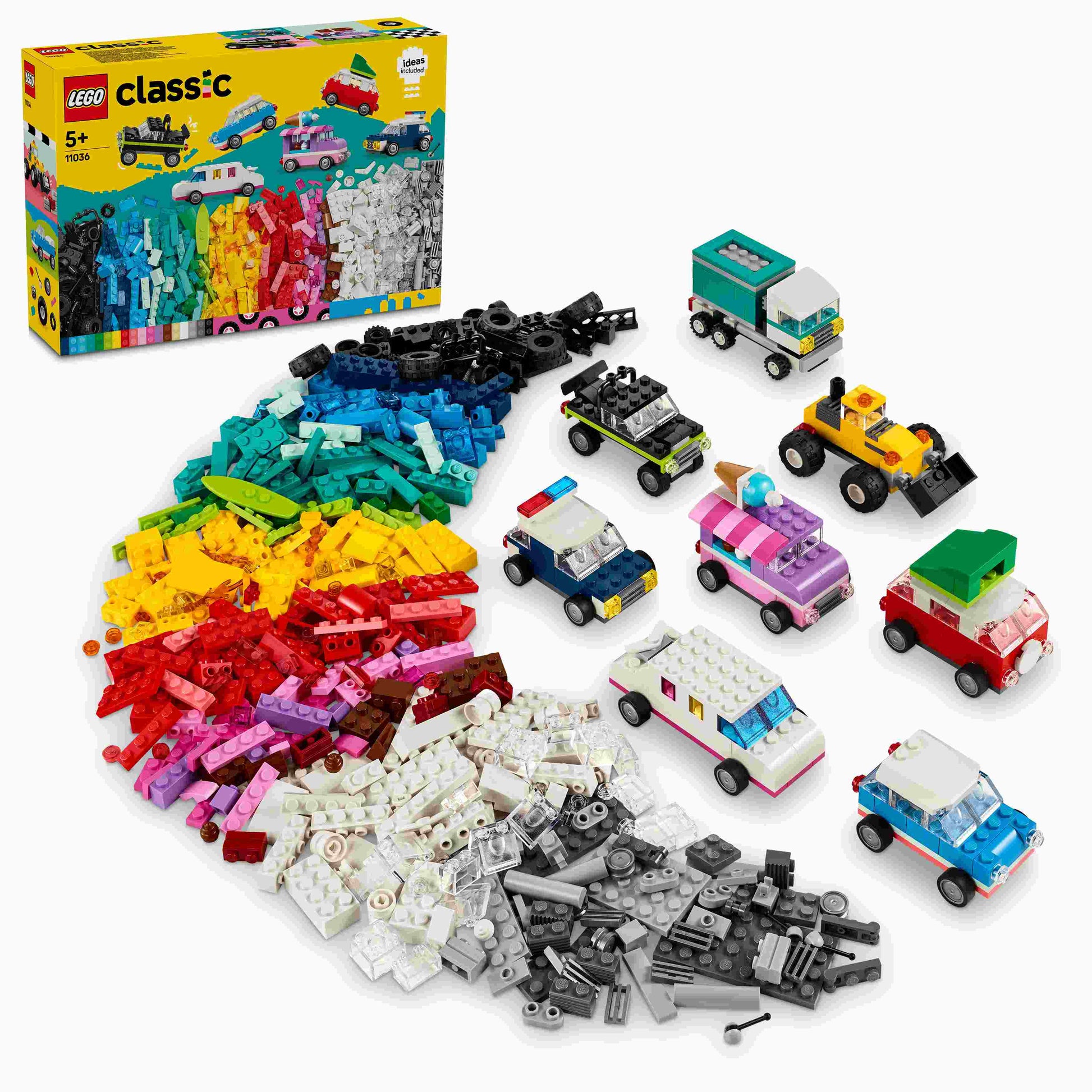 לגו קלאסי כלי רכב יצירתיים 11036 LEGO Classic