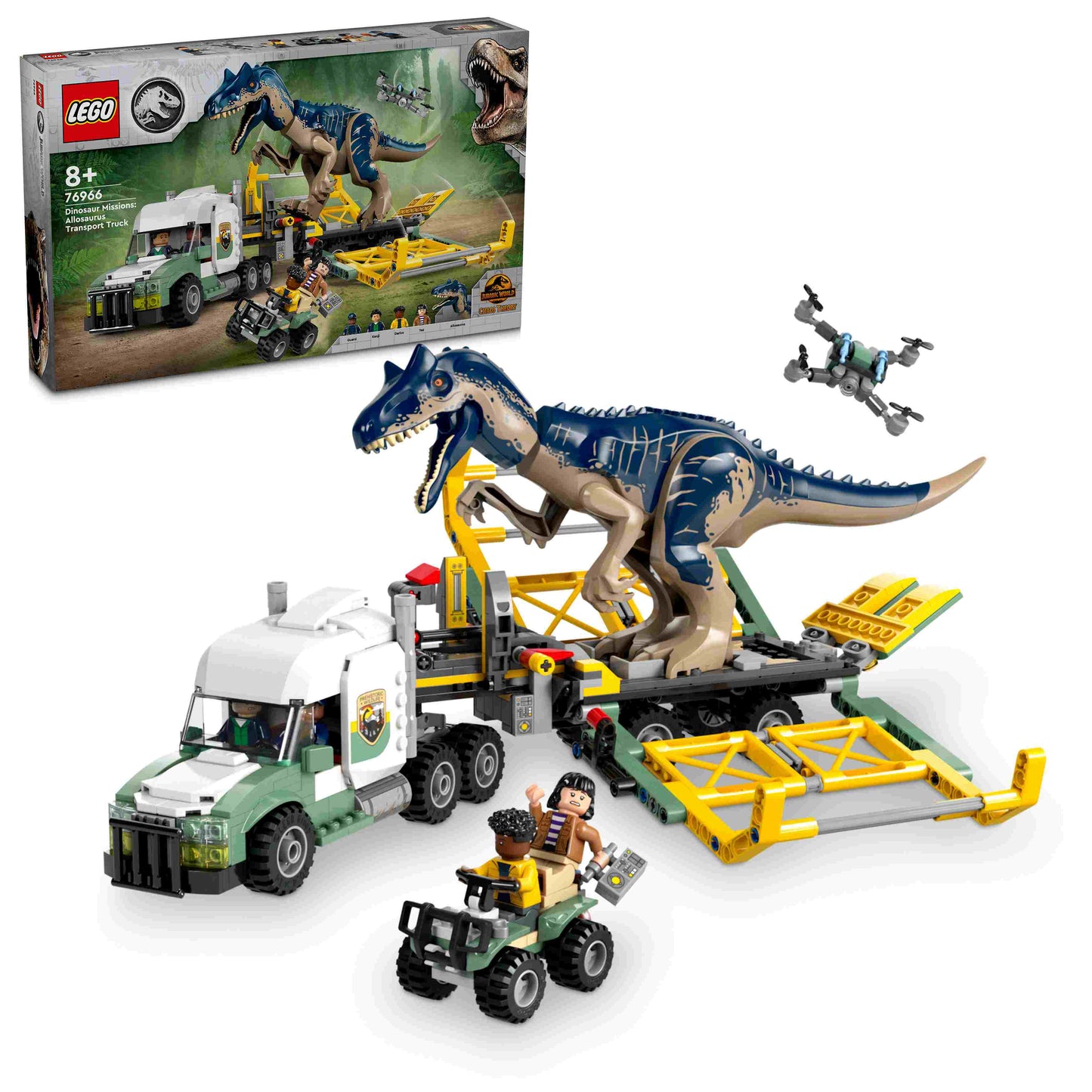 לגו עולם היורה משאית הובלת אלוזאורוס 7696 LEGO Jurassic World