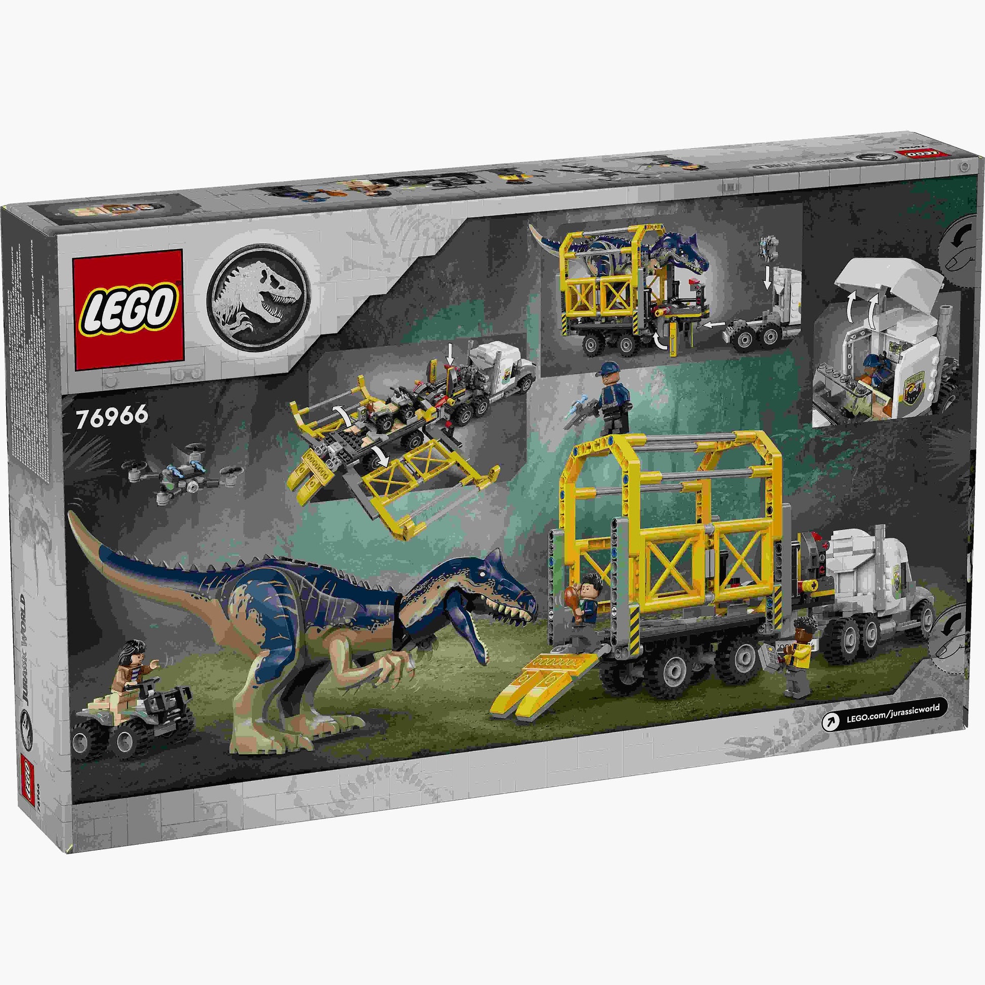 לגו עולם היורה משאית הובלת אלוזאורוס 7696 LEGO Jurassic World