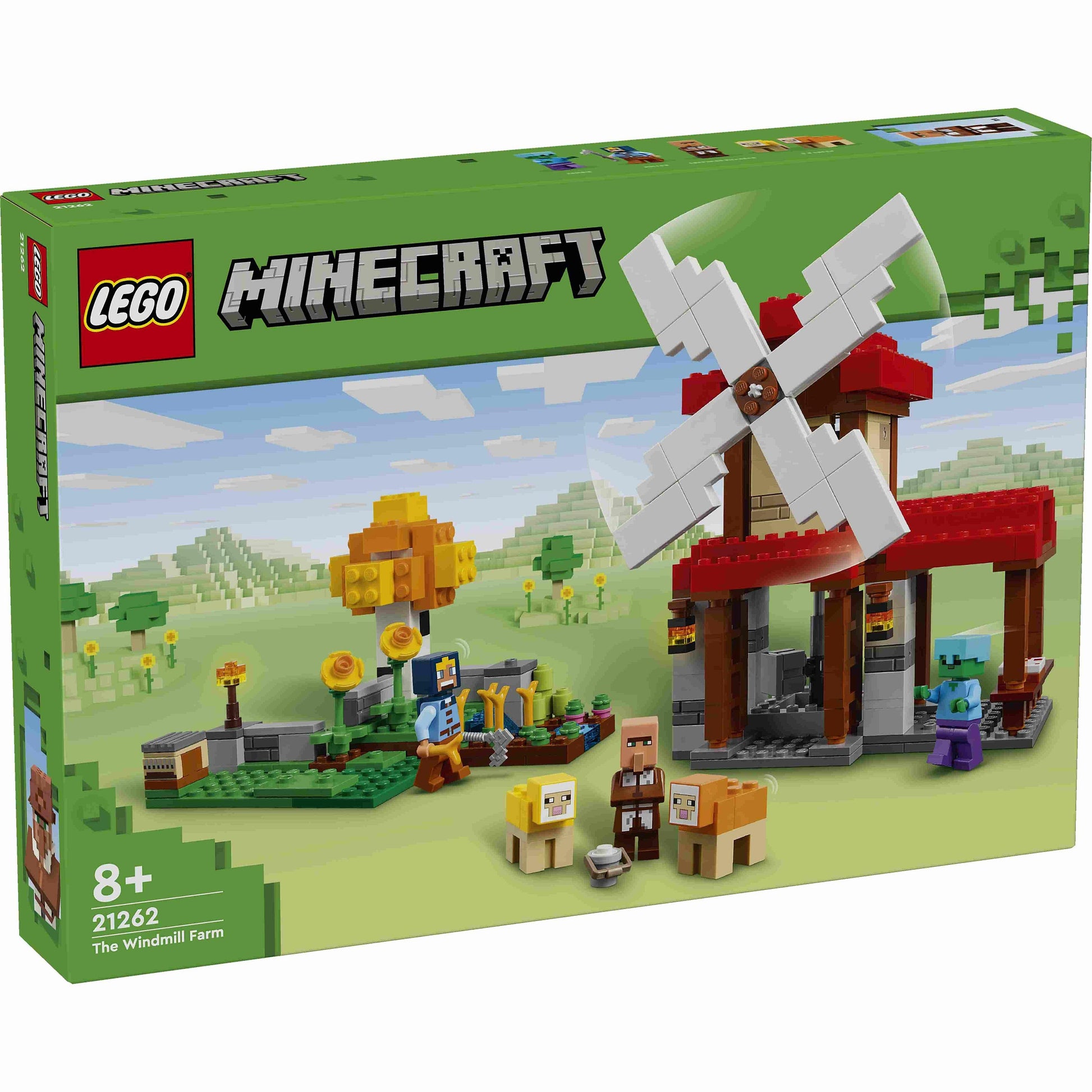 לגו מיינקראפט טחנות הרוח 21262 LEGO Minecraft