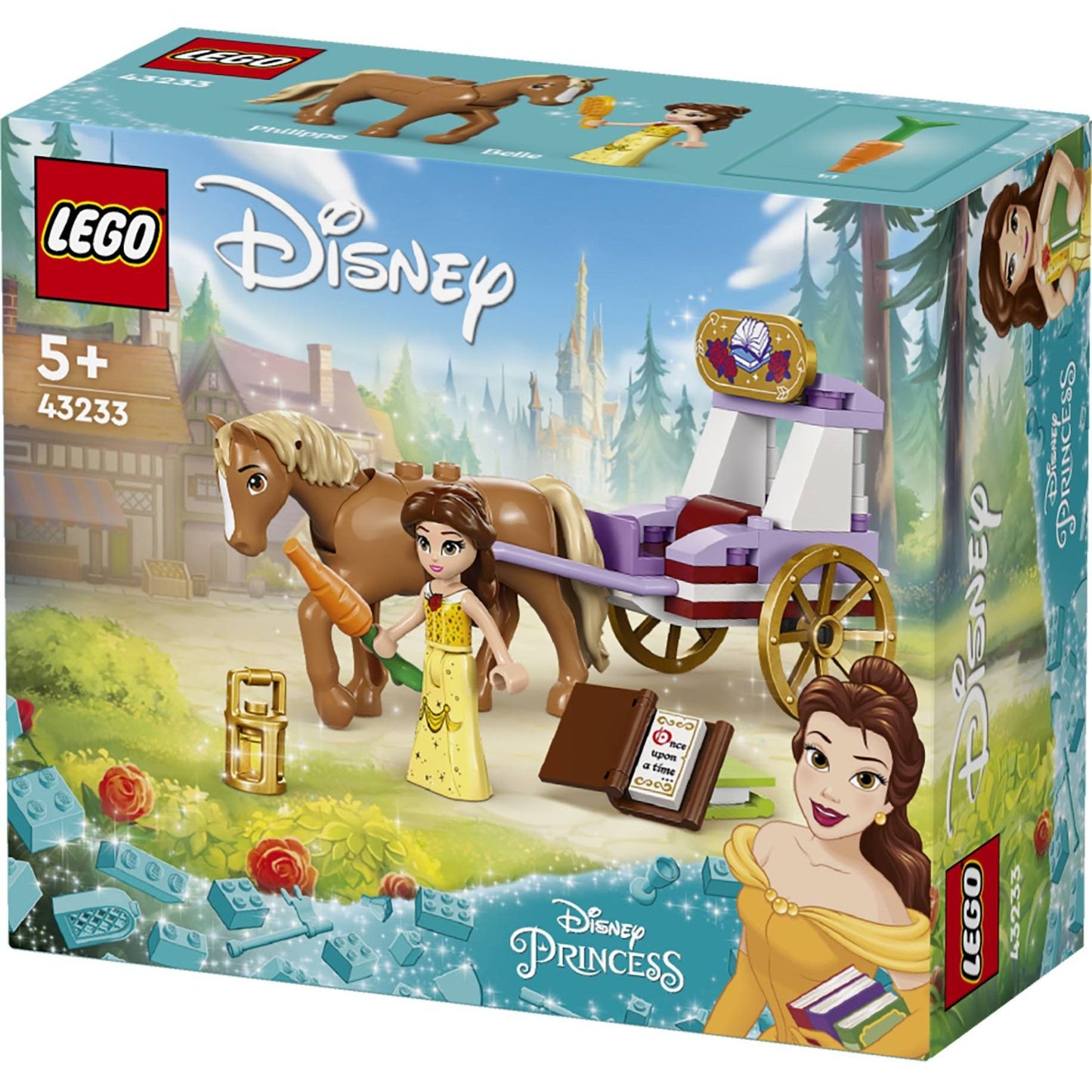 לגו דיסני נסיכות כרכרת הסוסים של בל 43233 Disney LEGO