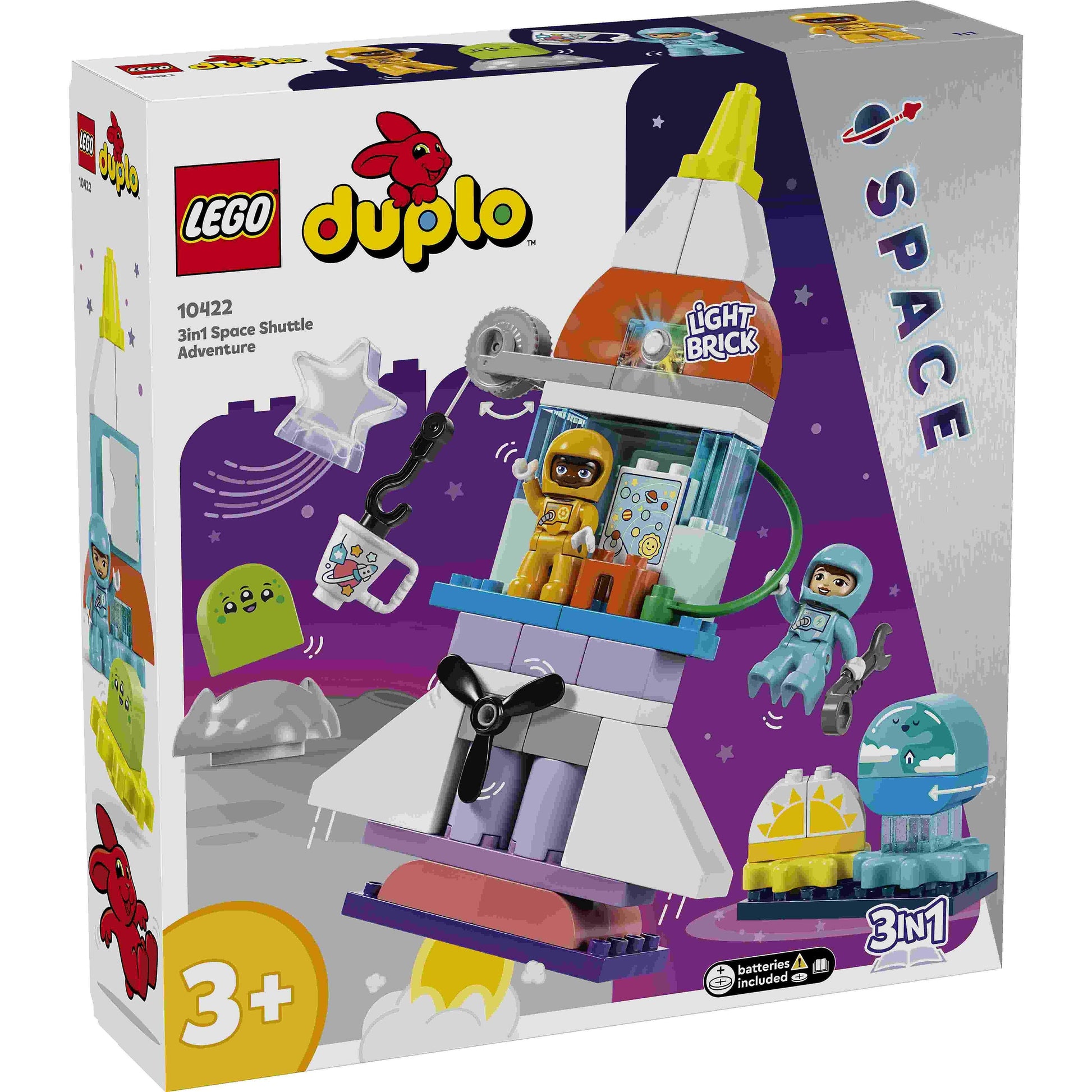 לגו דופלו הרפתקאות מעבורת החלל 3 ב-1 10422 LEGO DUPLO