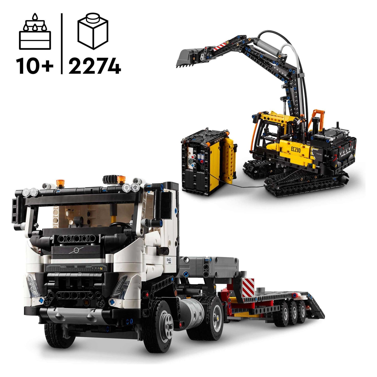 לגו טכניק משאית ומחפר חשמלי 42175 LEGO Technic