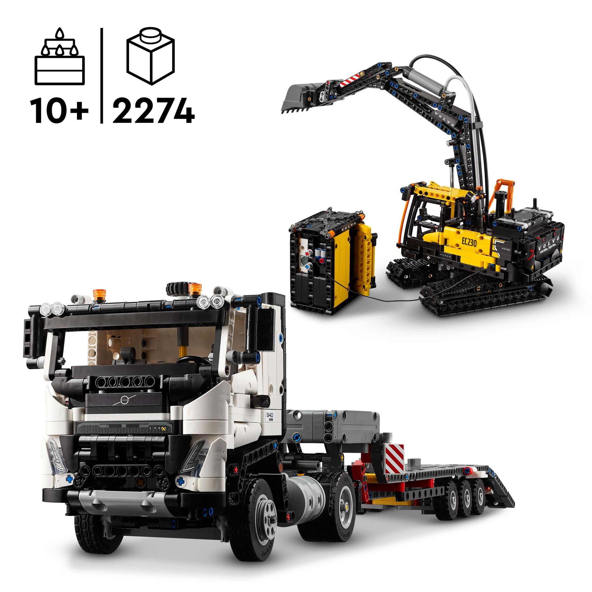 לגו טכניק משאית ומחפר חשמלי 42175 LEGO Technic