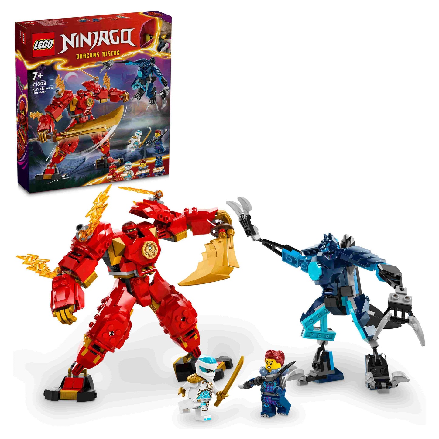 לגו נינגגו רובוט יסודות האש של קאי 71808 LEGO Ninjago