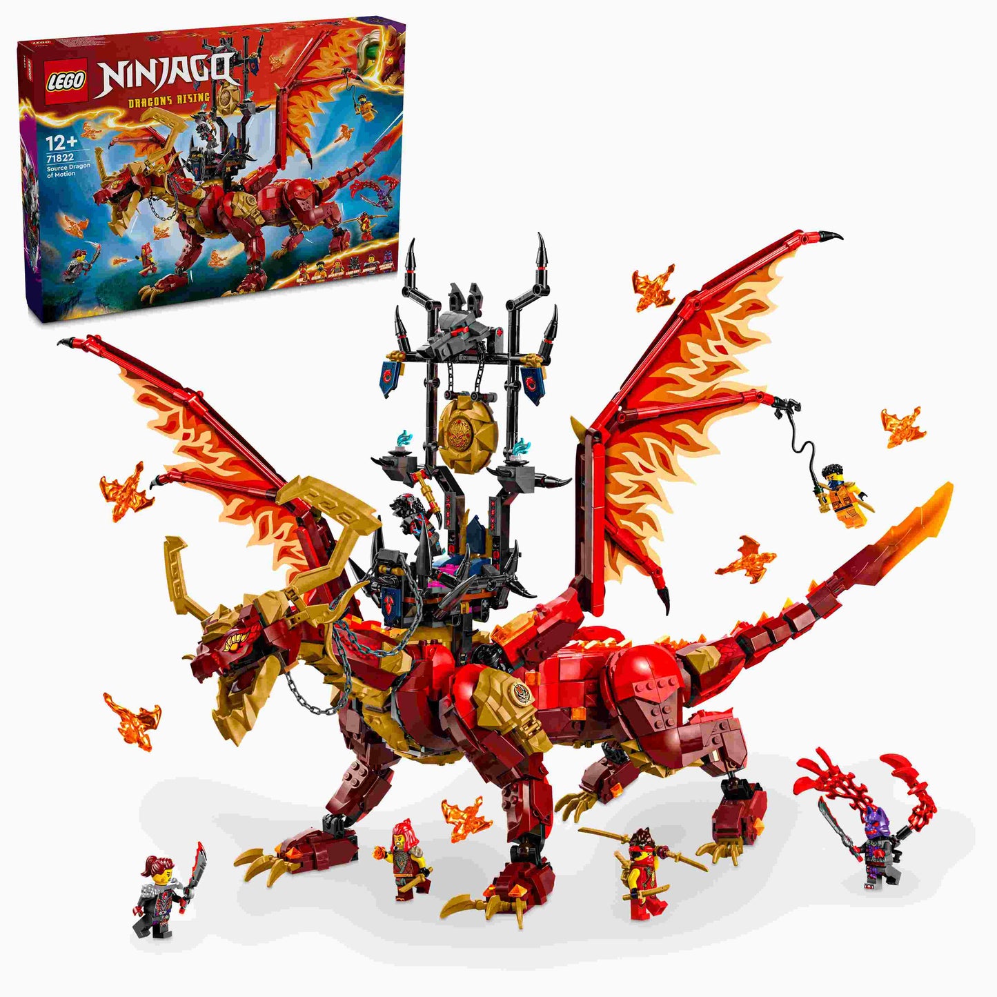 לגו נינגגו דרקון התנועה הגדול 71822 LEGO NINJAGO