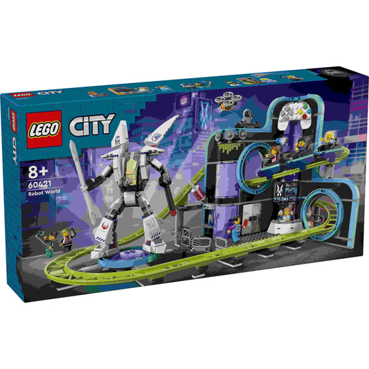 לגו סיטי פארק שעשועים של עולם הרובוטים 60421 LEGO City