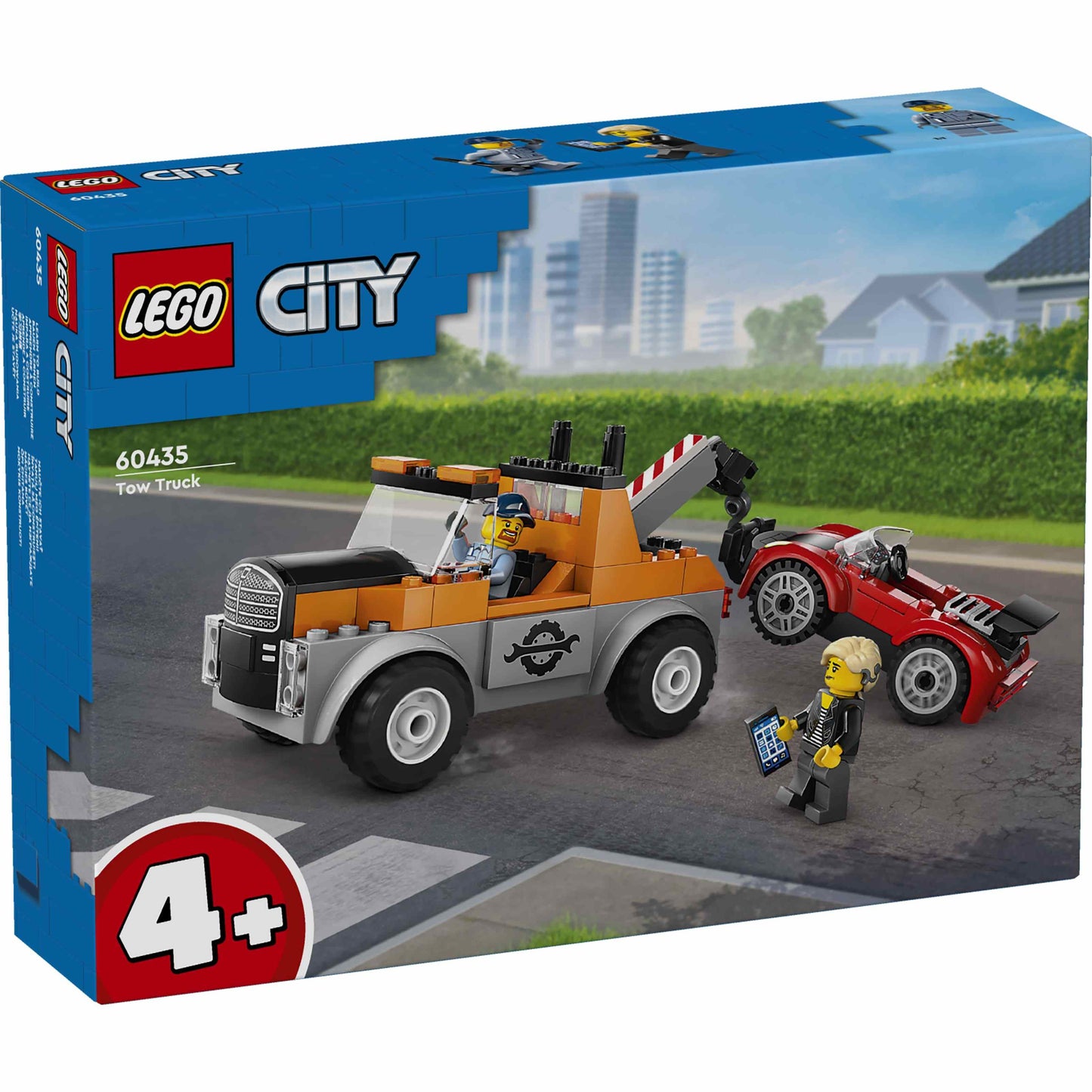 לגו סיטי משאית גרר ותיקון רכב ספורט 60435 LEGO City