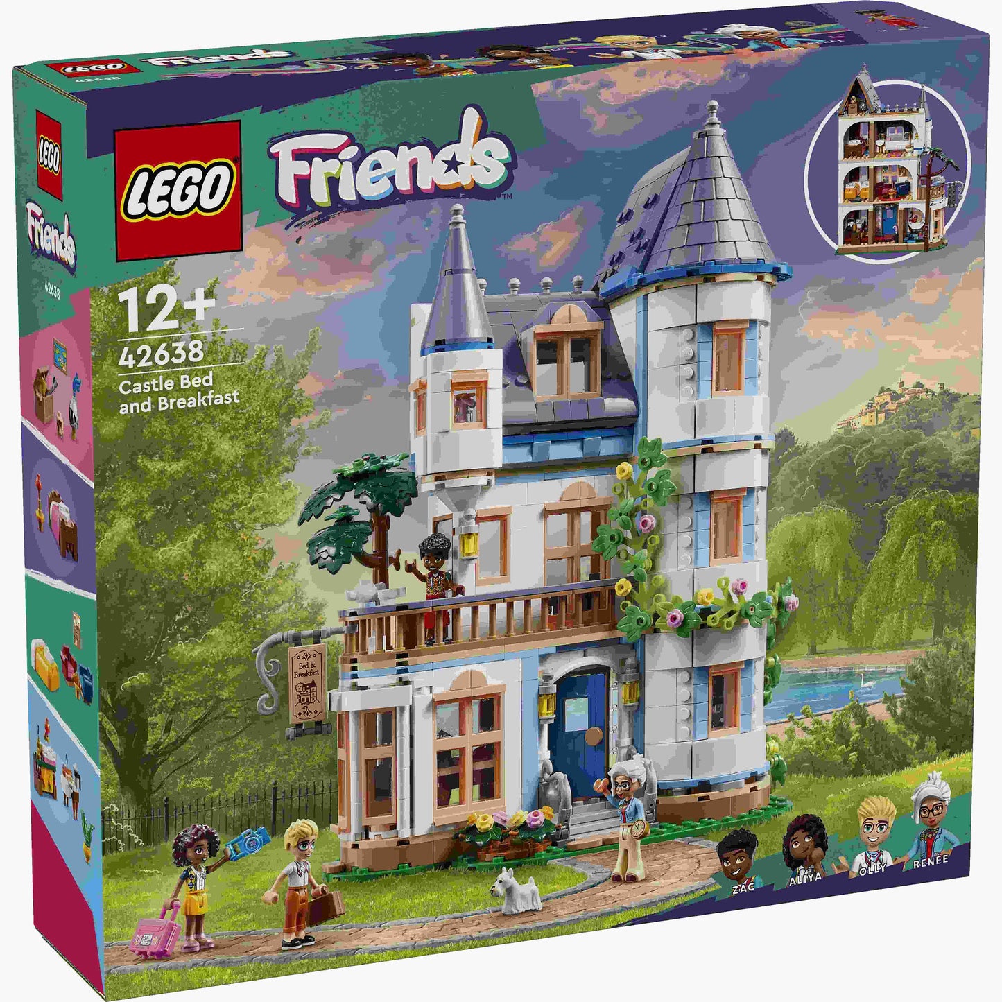 לגו חברות לינה וארוחת בוקר במלון טירה 42638 LEGO Friends