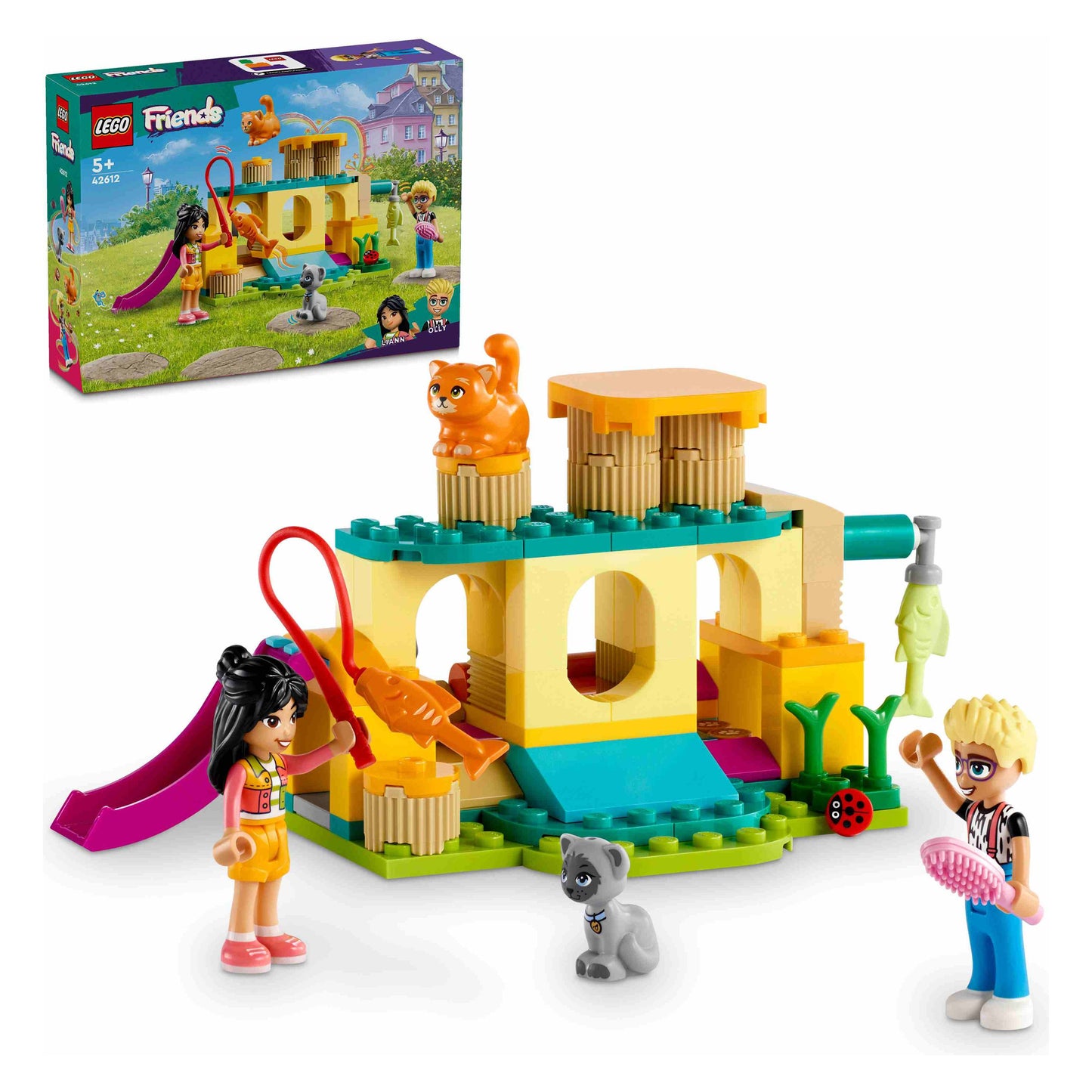 לגו חברות הרפתקה במגרש משחקים לחתולים 42612 LEGO Friends