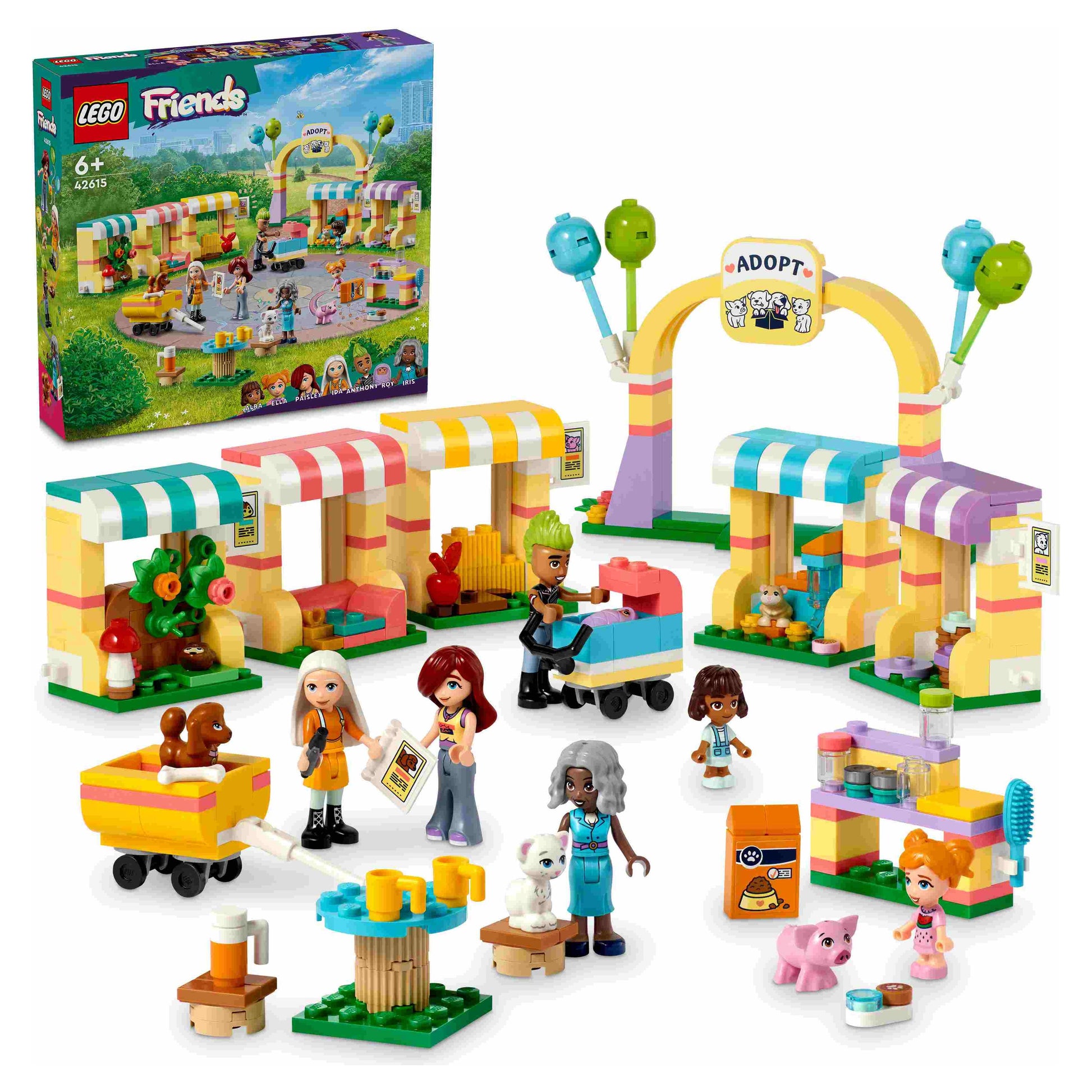 לגו חברות אימוץ חיות מחמד 42615  LEGO Friends