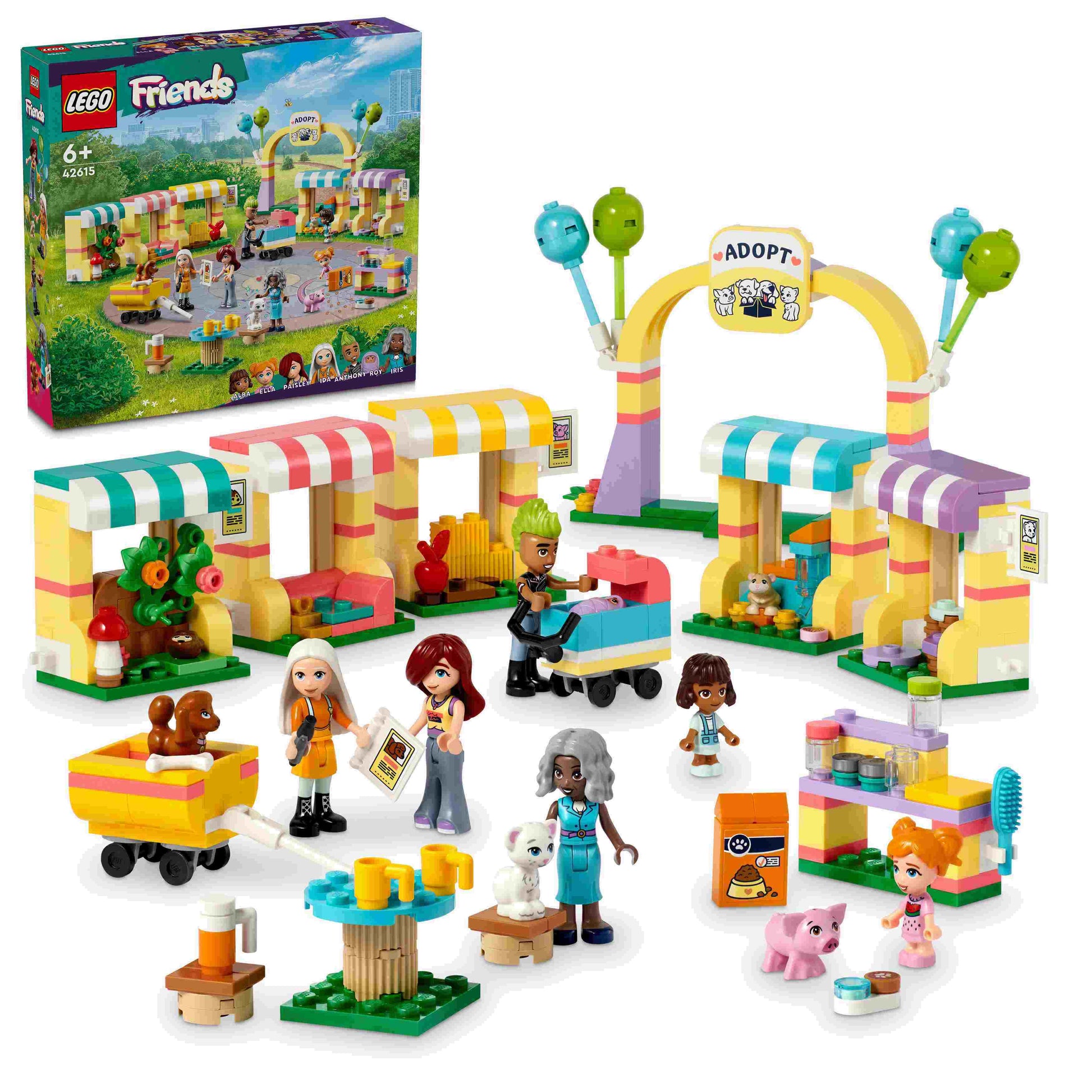 לגו חברות אימוץ חיות מחמד 42615  LEGO Friends