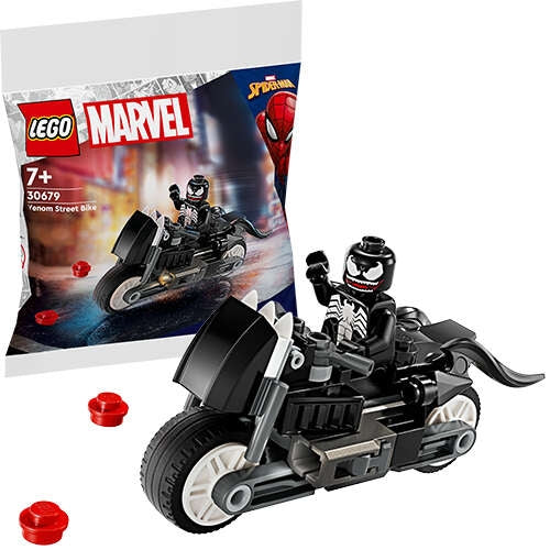 לגו גיבורי על אופנוע רחוב של ונום 30679 LEGO Marvel