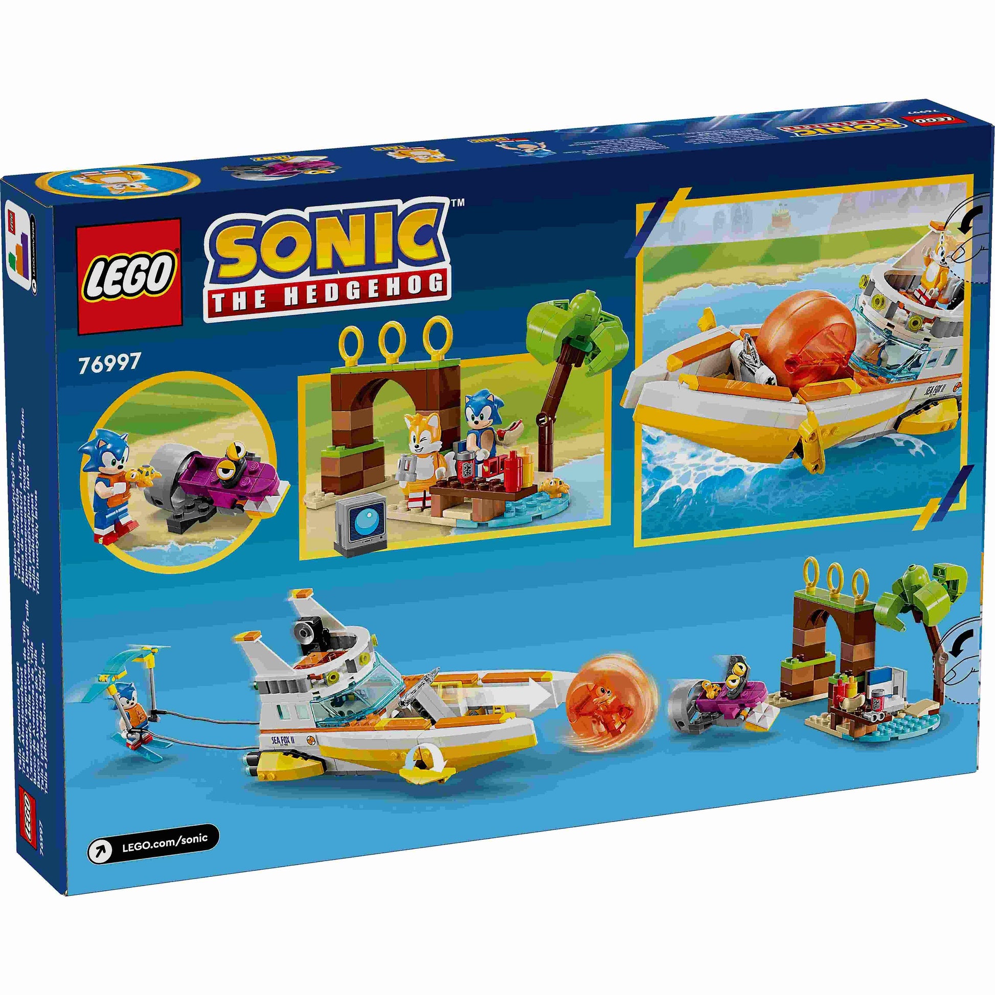 לגו סוניק סירת ההרפתקאות של טיילס 76997 LEGO Sonic