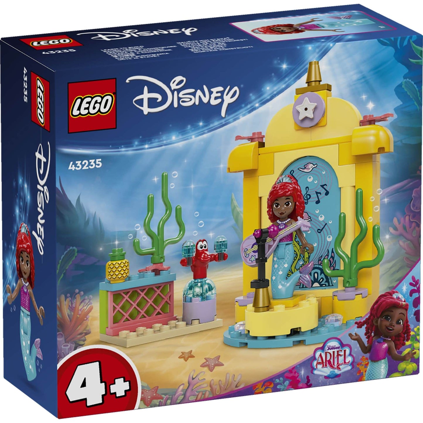 לגו דיסני נסיכות אריאל על במת המוזיקה 43235 Disney LEGO