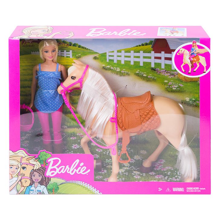 בובת ברבי עם סוס Barbie